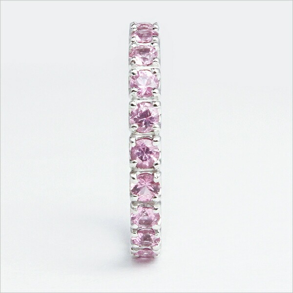 umu -アム- FINE JEWELRY STUIDIOK18 ピンクサファイア フルエタニティリングrg0112_y.jpg