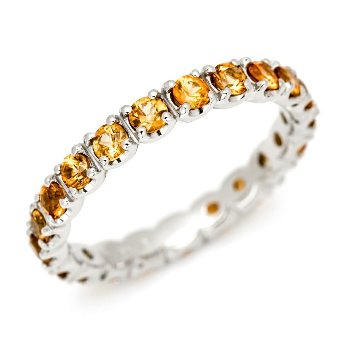 umu -アム- FINE JEWELRY STUIDIOK18 オレンジサファイア フルエタニティリングrg0125.jpg