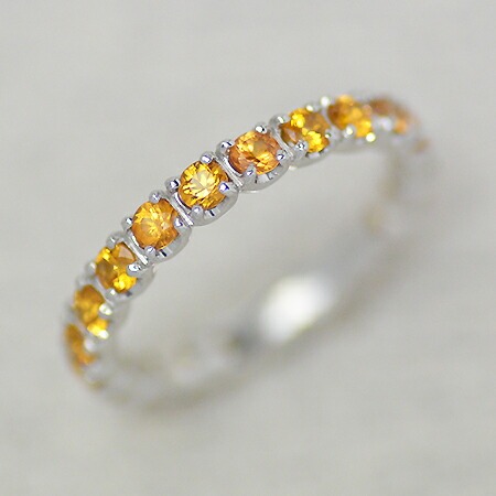 umu -アム- FINE JEWELRY STUIDIOK18 オレンジサファイア フルエタニティリングrg0125_kanban2.jpg