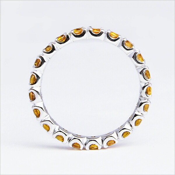 umu -アム- FINE JEWELRY STUIDIOK18 オレンジサファイア フルエタニティリングrg0125_s.jpg