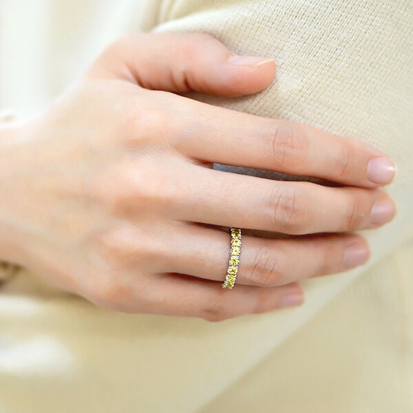 umu -アム- FINE JEWELRY STUIDIOイエローサファイア フルエタニティリングrg0126_i2.jpg