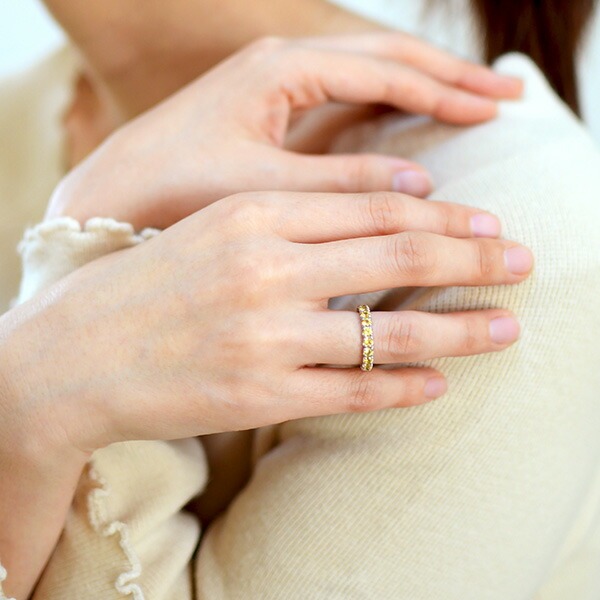umu -アム- FINE JEWELRY STUIDIOイエローサファイア フルエタニティリングrg0126_i3.jpg
