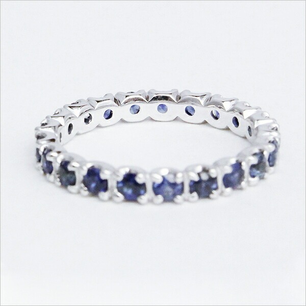 umu -アム- FINE JEWELRY STUIDIOK18 ブルーサファイア フルエタニティリングrg0127_u.jpg