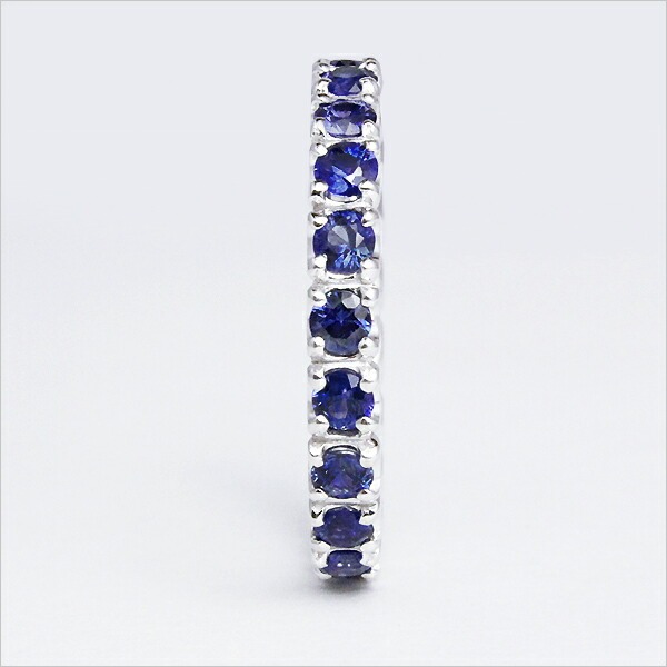 umu -アム- FINE JEWELRY STUIDIOK18 ブルーサファイア フルエタニティリングrg0127_y.jpg