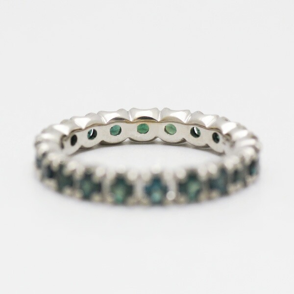 K18 カラーチェンジガーネット フルエタニティリング[商品番号:RG0129