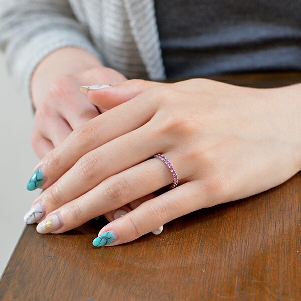 umu -アム- FINE JEWELRY STUIDIOロードライトガーネット フルエタニティリングrg0134_i2.jpg