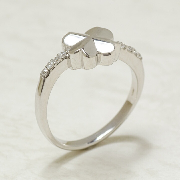 umu -アム- FINE JEWELRY STUIDIOK18 ダイヤモンド クローバーモチーフ リングrg0174_kanban2.jpg