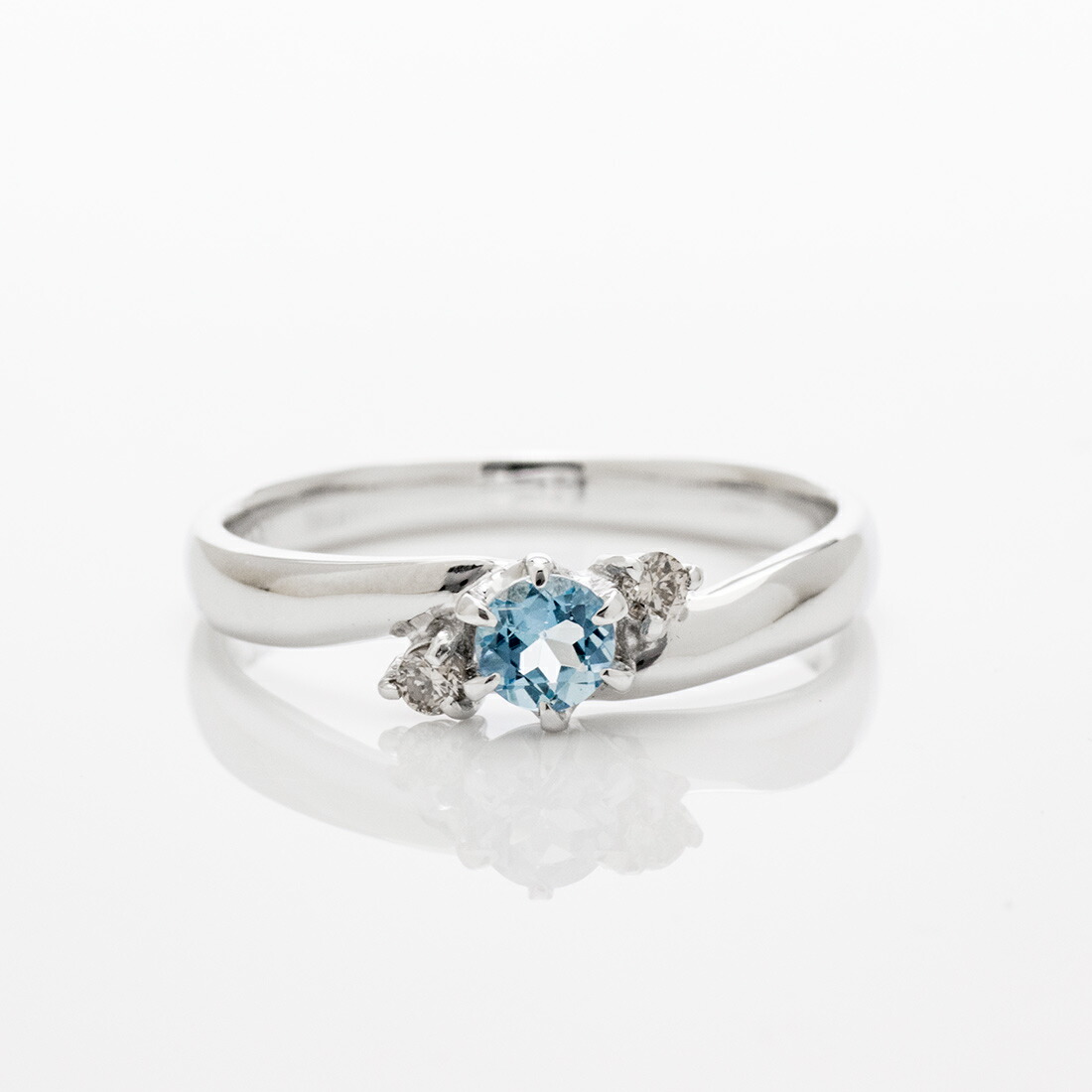 umu -アム- FINE JEWELRY STUIDIOサンタマリアアクアマリン ダイヤモンド リングrg0178_m.jpg