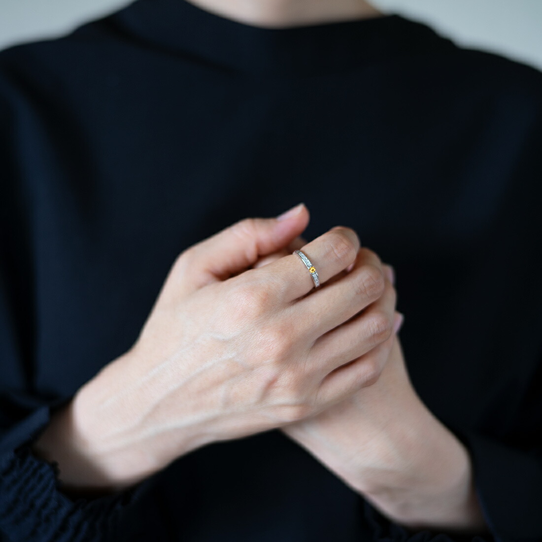 umu -アム- FINE JEWELRY STUIDIOマンダリンガーネット ダイヤモンド リングrg0184_i2.jpg