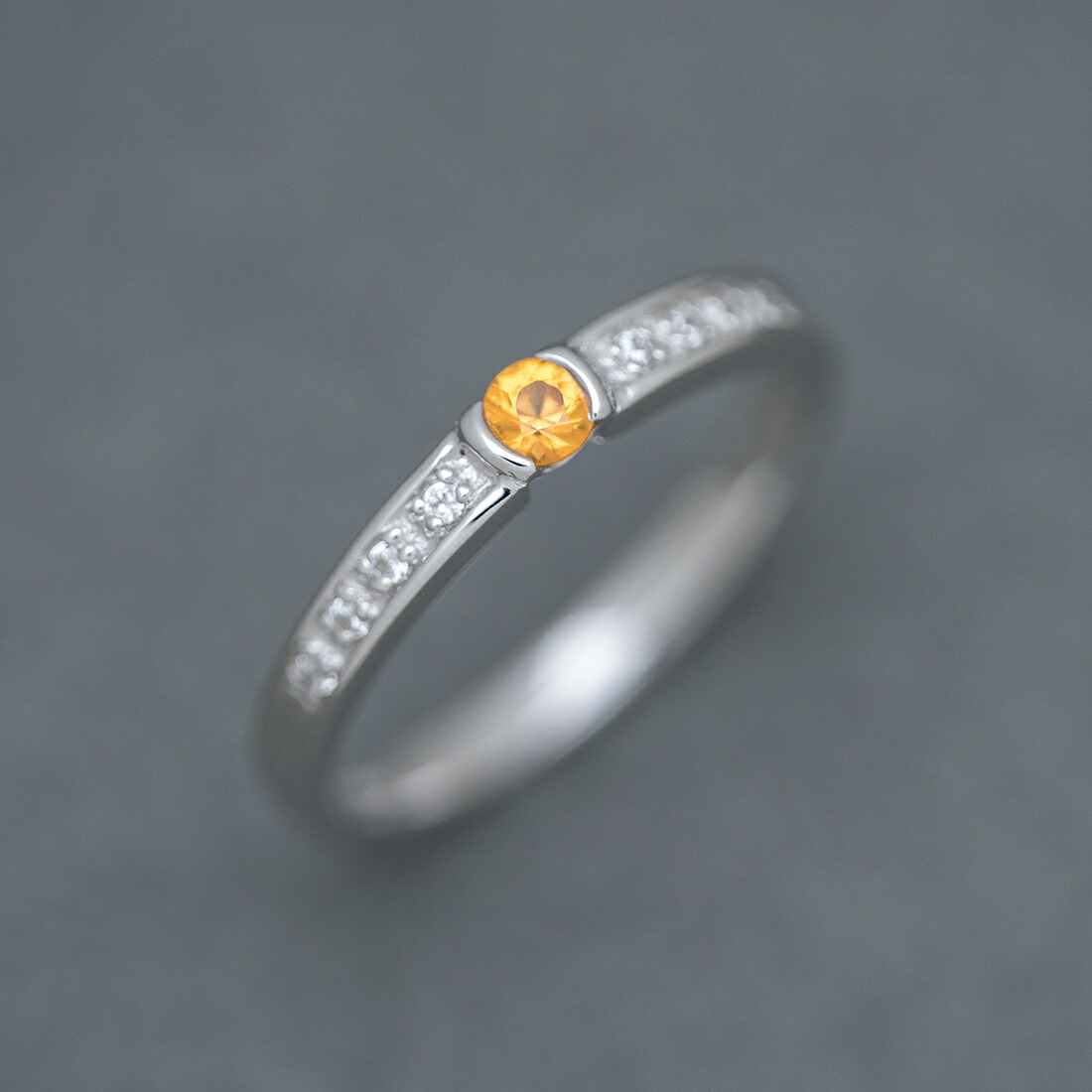 umu -アム- FINE JEWELRY STUIDIOマンダリンガーネット ダイヤモンド リングrg0184_kanban2.jpg