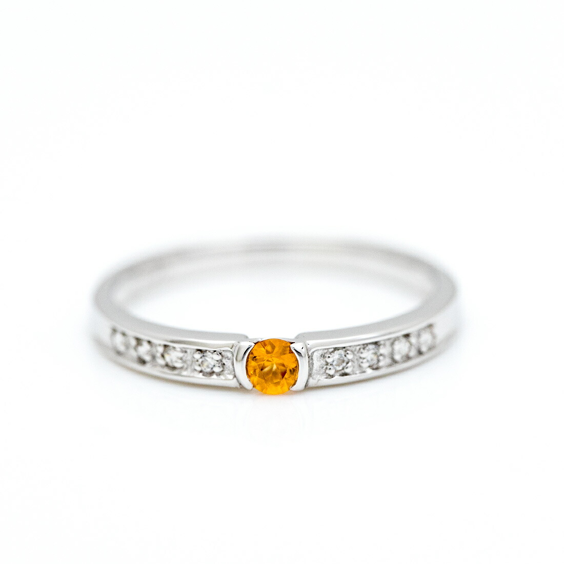 umu -アム- FINE JEWELRY STUIDIOマンダリンガーネット ダイヤモンド リングrg0184_m.jpg