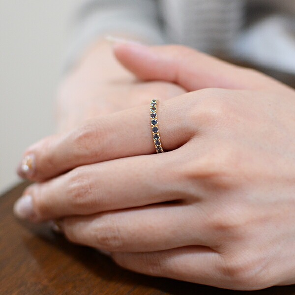 umu -アム- FINE JEWELRY STUIDIOK18 カラーチェンジガーネットフルエタニティリングrg0191_i2.jpg