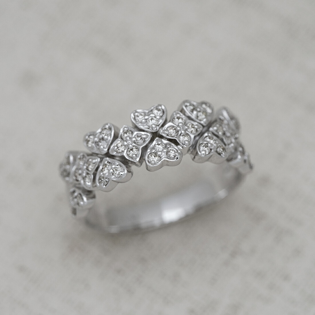 umu -アム- FINE JEWELRY STUIDIOダイヤモンド ハートフラワー  リングrg0193_kanban2.jpg