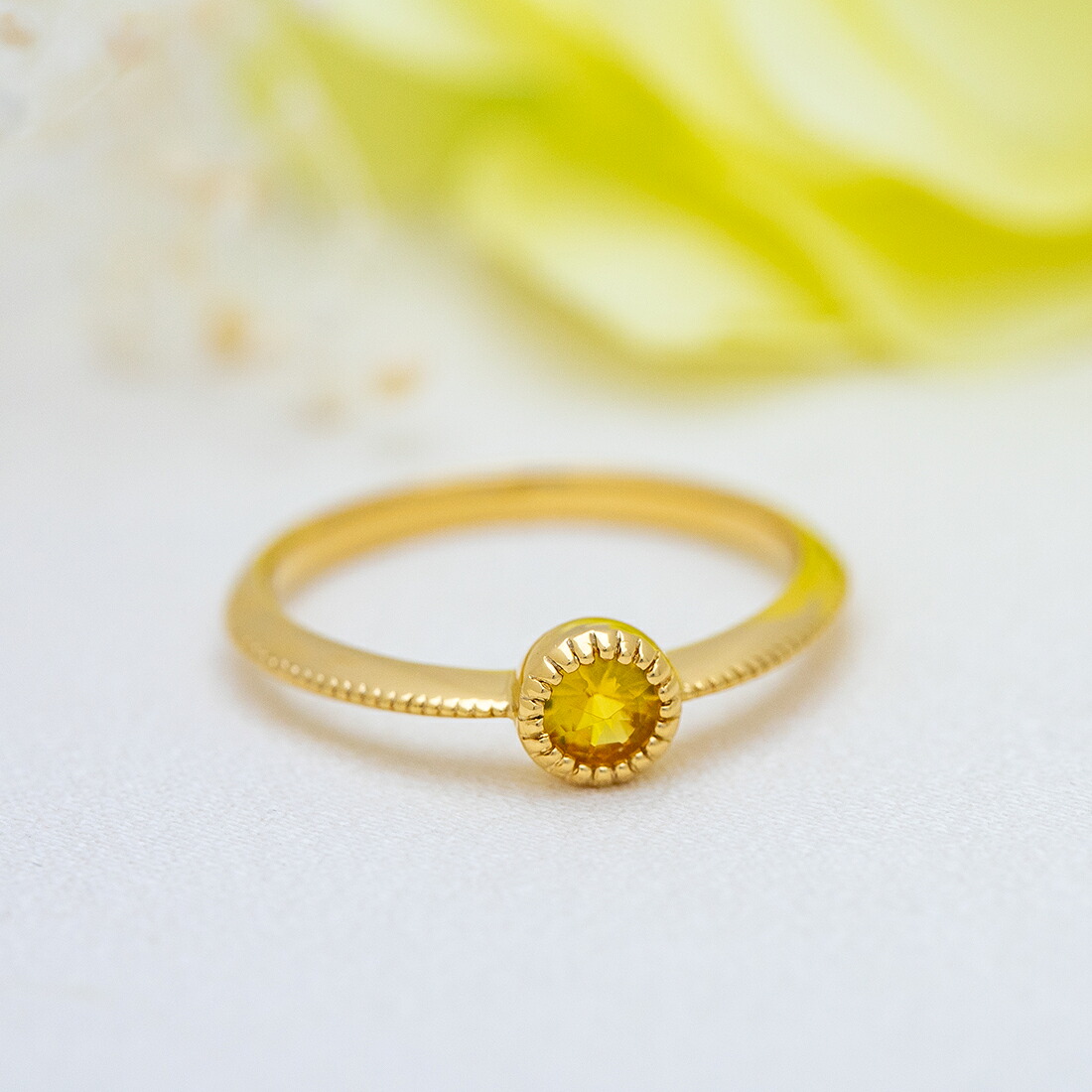 umu -アム- FINE JEWELRY STUIDIOハニークォーツ リング 「epica」rg0209_1.jpg