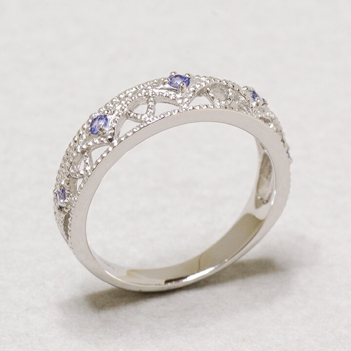 umu -アム- FINE JEWELRY STUIDIOK18 タンザナイト リング 「cortile」rg0220_kanban2.jpg