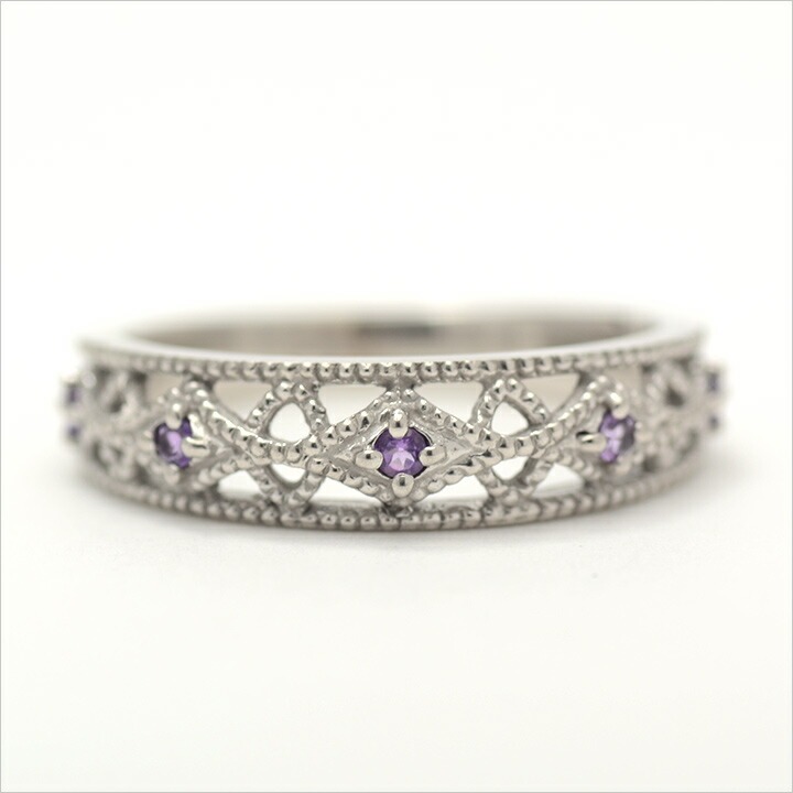 umu -アム- FINE JEWELRY STUIDIOK18 アメシスト リング 「cortile」rg0223_m.jpg