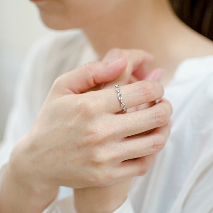 umu -アム- FINE JEWELRY STUIDIOK18 マーキス ブルームーンストーン リングrg0249_i2.jpg