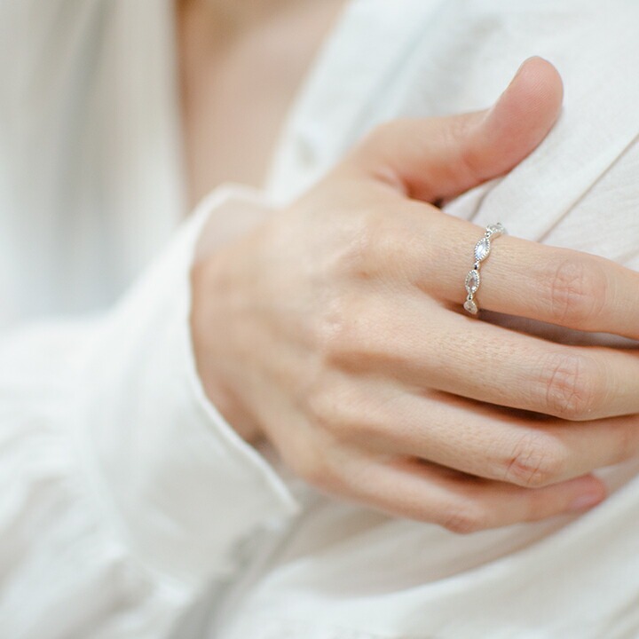 umu -アム- FINE JEWELRY STUIDIOK18 マーキス ブルームーンストーン リングrg0249_i3.jpg