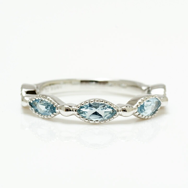 umu -アム- FINE JEWELRY STUIDIOK18 マーキス アクアマリン リングrg0250_m.jpg