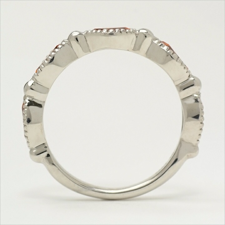 umu -アム- FINE JEWELRY STUIDIOK18 マーキス オレンジサファイア リングrg0255_s.jpg