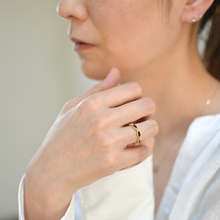umu -アム- FINE JEWELRY STUIDIOK18 マーキス グリーントルマリン リングrg0256_i2.jpg