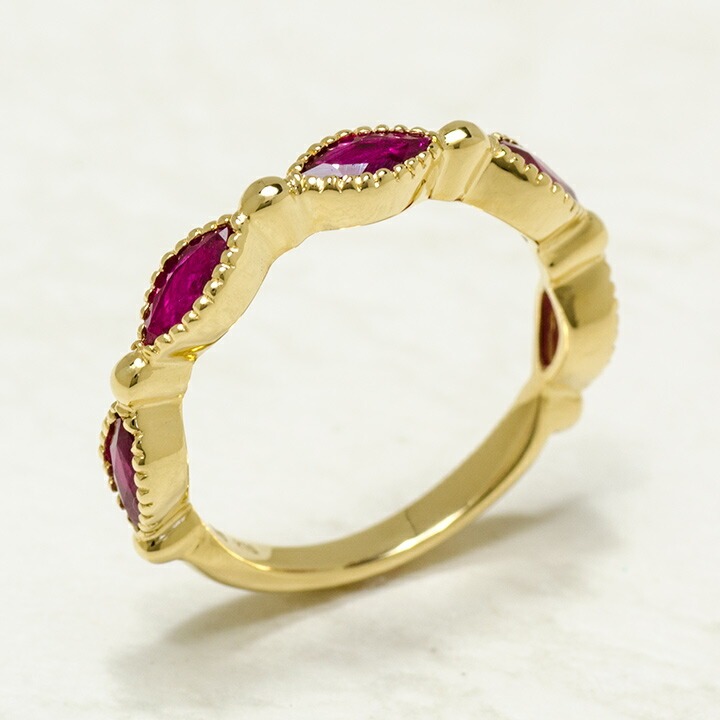umu -アム- FINE JEWELRY STUIDIOK18 マーキス ルビー リングrg0260_kanban2.jpg