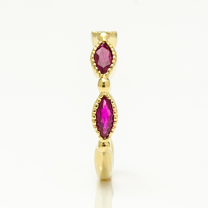 umu -アム- FINE JEWELRY STUIDIOK18 マーキス ルビー リングrg0260_y.jpg