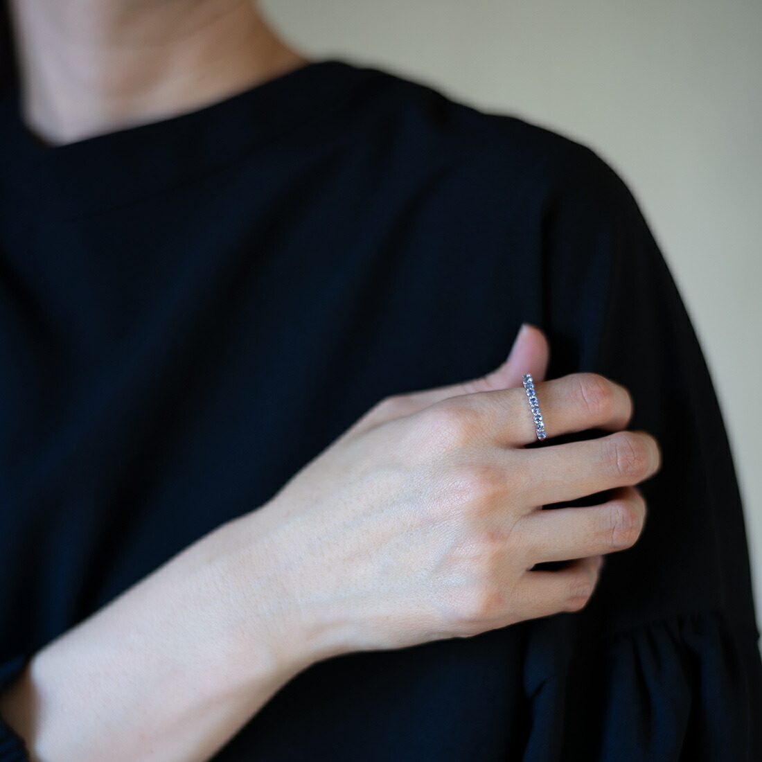 umu -アム- FINE JEWELRY STUIDIOタンザナイト ハートモチーフ リングrg0266_i3.jpg