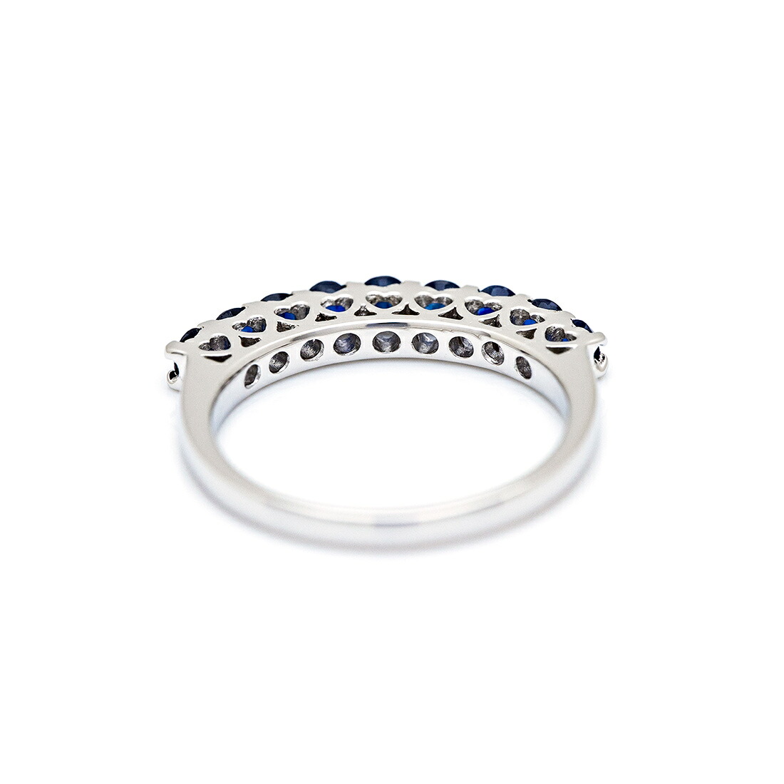 umu -アム- FINE JEWELRY STUIDIOブルーサファイア ハートモチーフ リングrg0267_u.jpg