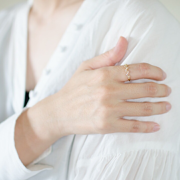 umu -アム- FINE JEWELRY STUIDIOK18 ダイヤモンド リング 「stellato」rg0287_i3.jpg