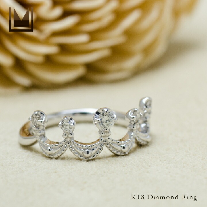 umu -アム- FINE JEWELRY STUIDIOK18 ダイヤモンド リング 「regina」rg0295_1.jpg