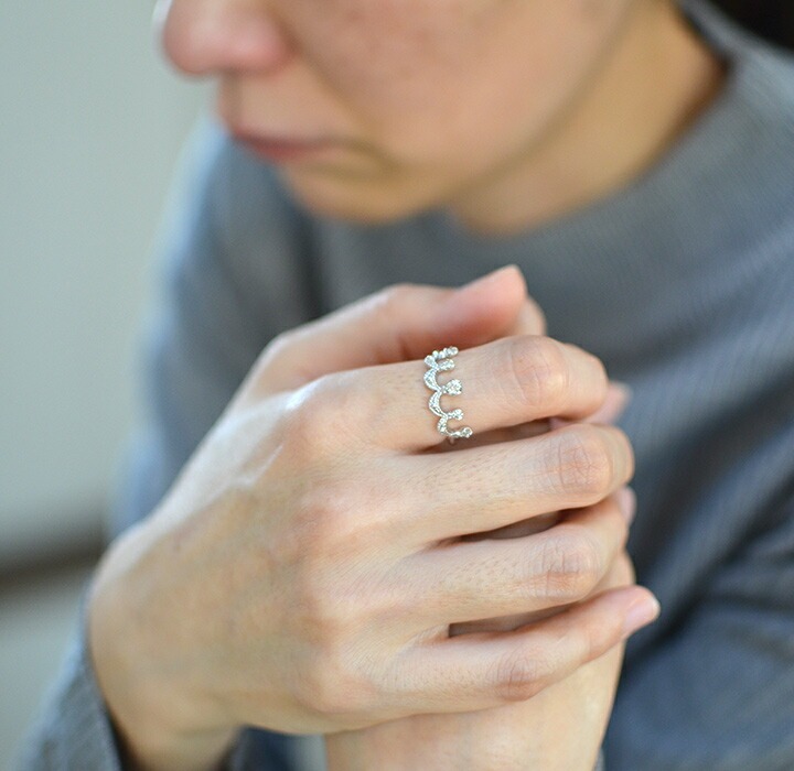 umu -アム- FINE JEWELRY STUIDIOK18 ダイヤモンド リング 「regina」rg0295_i2.jpg