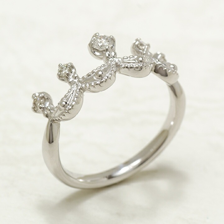 umu -アム- FINE JEWELRY STUIDIOK18 ダイヤモンド リング 「regina」rg0295_kanban2.jpg