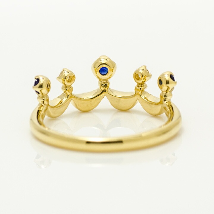 umu -アム- FINE JEWELRY STUIDIOK18 サファイア ダイヤモンド リング 「regina」rg0298_u.jpg