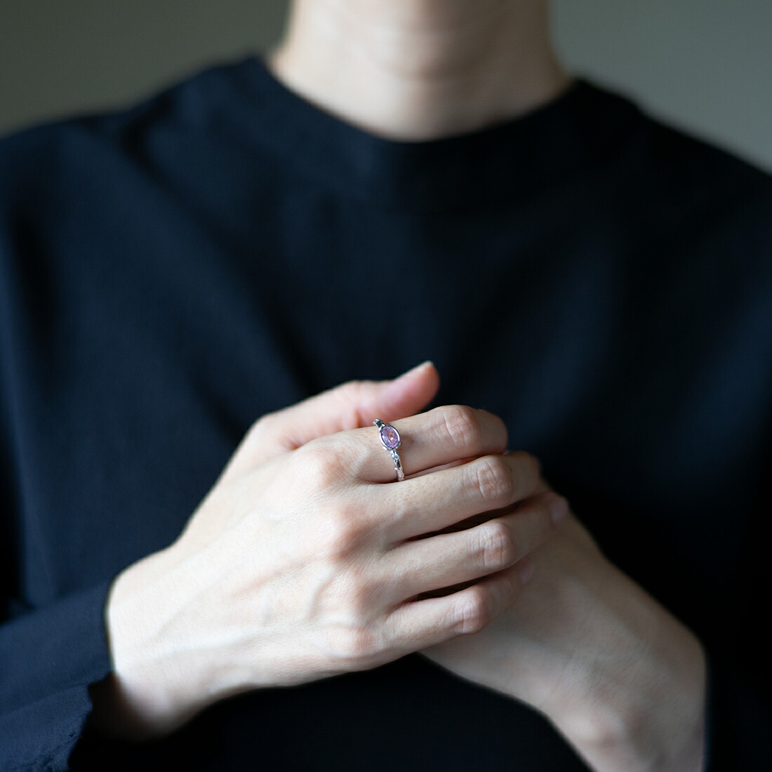 umu -アム- FINE JEWELRY STUIDIOピンククォーツ リング 「brocca」rg0300_i2.jpg