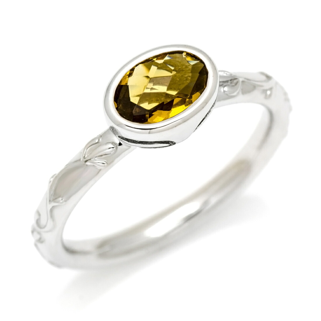 umu -アム- FINE JEWELRY STUIDIOスモーキーイエロークォーツ リング 「brocca」rg0302.jpg