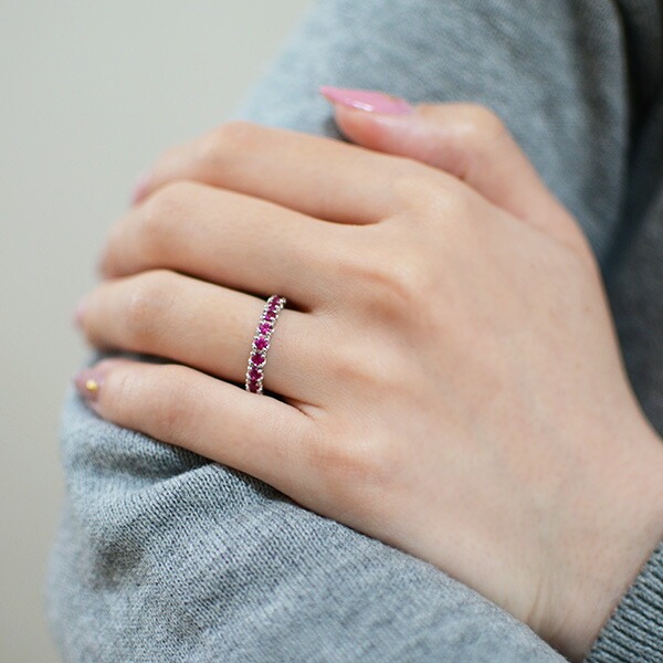umu -アム- FINE JEWELRY STUIDIOルビー フルエタニティリングrg0304_i2.jpg