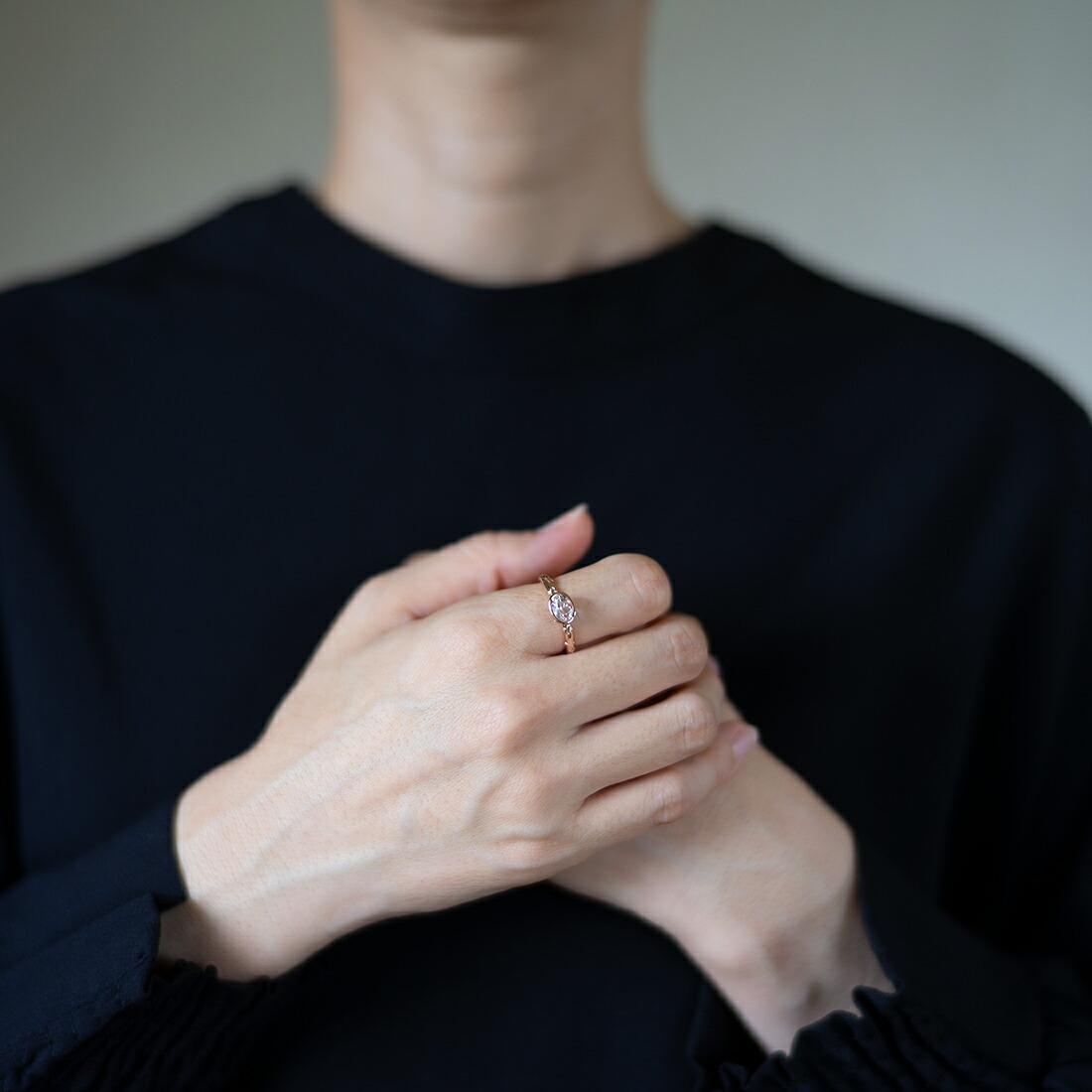 umu -アム- FINE JEWELRY STUIDIOクンツァイト リング 「brocca」rg0313_i2.jpg