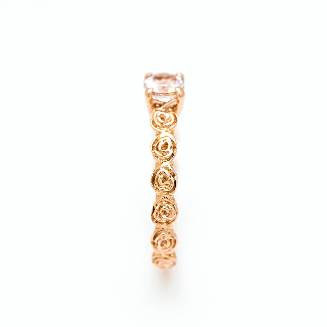 umu -アム- FINE JEWELRY STUIDIOモルガナイト バラモチーフ リング 「rosa」rg0317_y.jpg