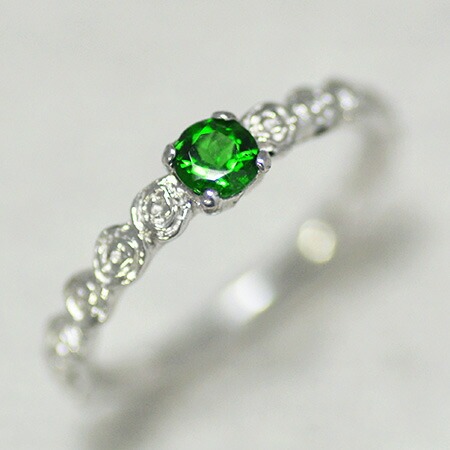 umu -アム- FINE JEWELRY STUIDIOK18 クロムダイオプサイト バラモチーフ リング 「rosa」rg0322_kanban2.jpg