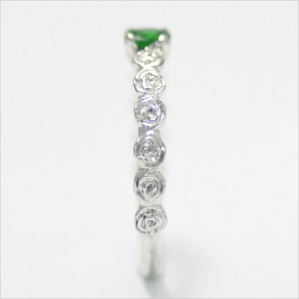 umu -アム- FINE JEWELRY STUIDIOK18 クロムダイオプサイト バラモチーフ リング 「rosa」rg0322_y.jpg