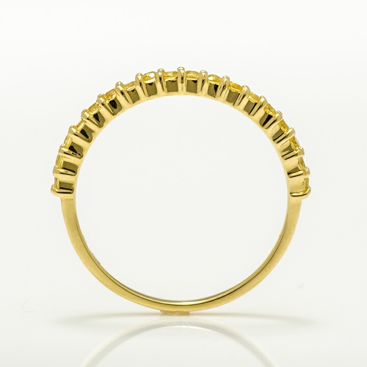 umu -アム- FINE JEWELRY STUIDIOK18 イエローサファイア エタニティリング 「fila」rg0333_s.jpg