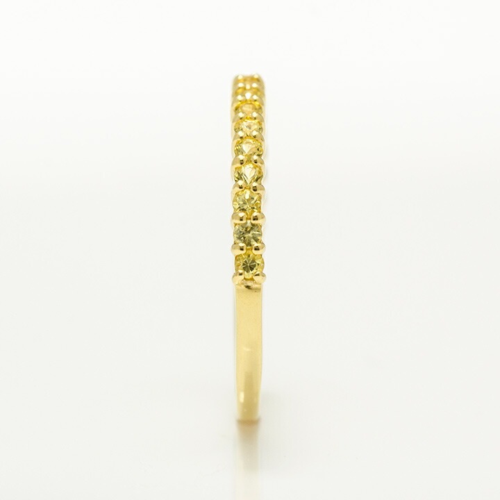 umu -アム- FINE JEWELRY STUIDIOK18 イエローサファイア エタニティリング 「fila」rg0333_y.jpg