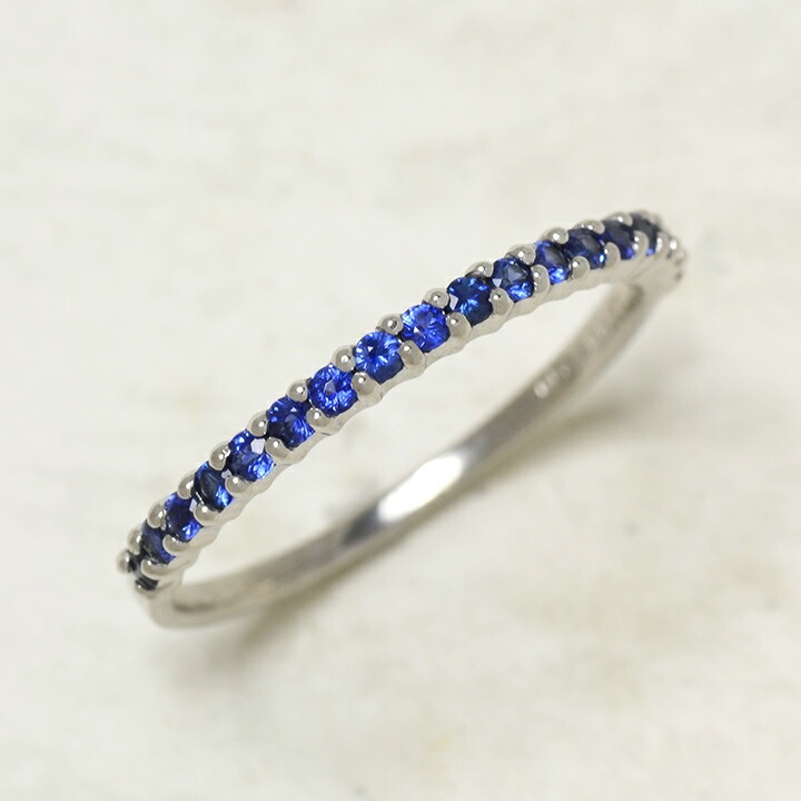 umu -アム- FINE JEWELRY STUIDIOK18 ブルーサファイア エタニティリング 「fila」rg0334_kanban2.jpg