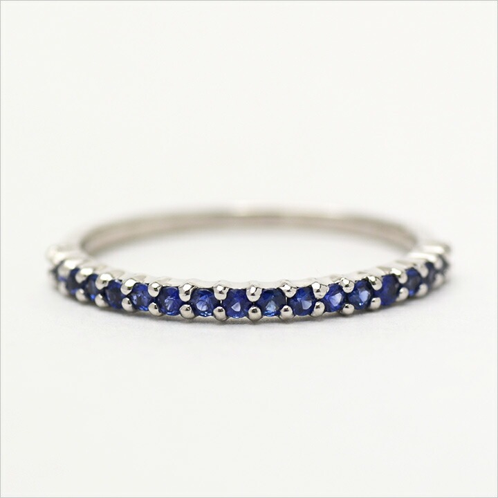 umu -アム- FINE JEWELRY STUIDIOK18 ブルーサファイア エタニティリング 「fila」rg0334_m.jpg