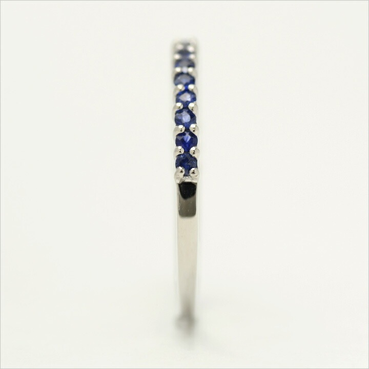 umu -アム- FINE JEWELRY STUIDIOK18 ブルーサファイア エタニティリング 「fila」rg0334_y.jpg