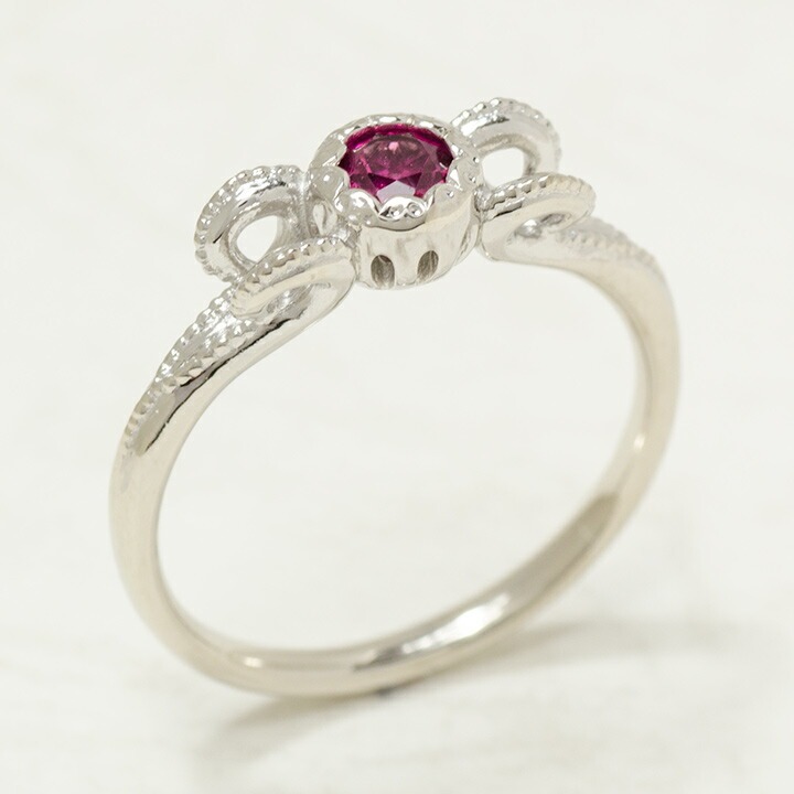 umu -アム- FINE JEWELRY STUIDIOK18 ルベライト リング 「curva」rg0339_kanban2.jpg