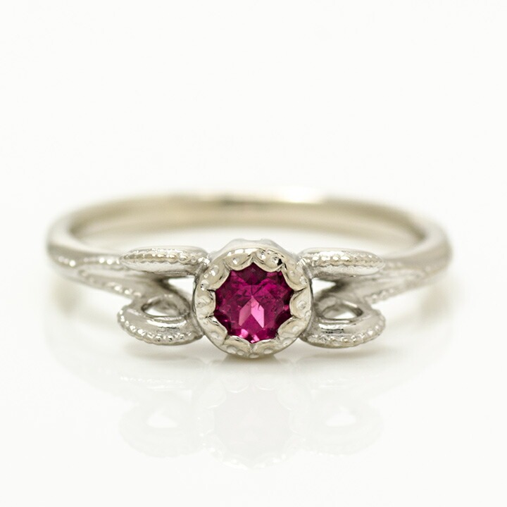 umu -アム- FINE JEWELRY STUIDIOK18 ルベライト リング 「curva」rg0339_m.jpg