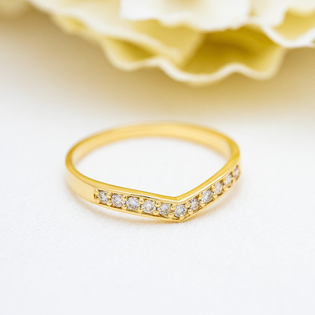 umu -アム- FINE JEWELRY STUIDIOダイヤモンド Vライン リングrg0367_1.jpg