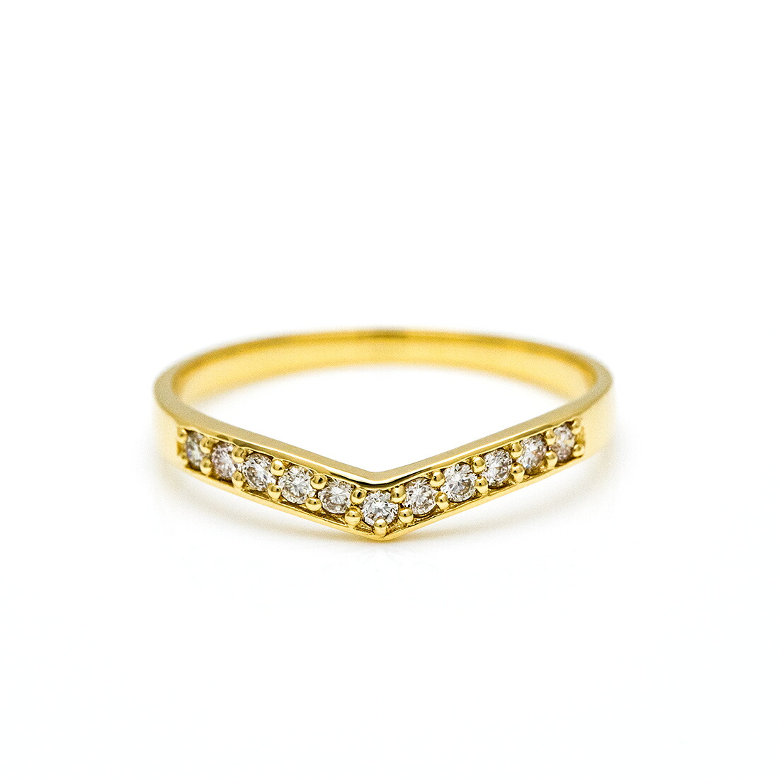 umu -アム- FINE JEWELRY STUIDIOダイヤモンド Vライン リングrg0367_m.jpg